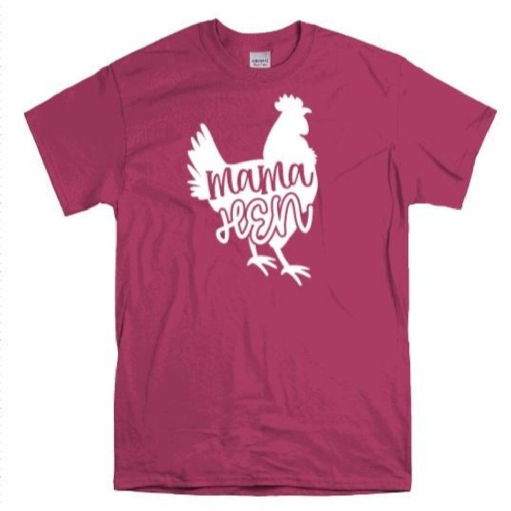 Mama Hen, Chicken, Cute Graphic Women's T-shirt